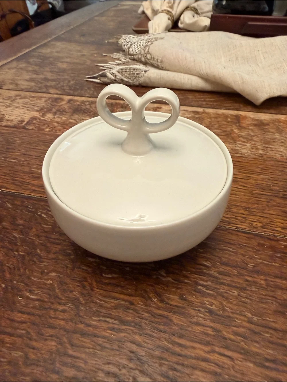 Vintage Iroquois Inheritance Sheer White Creamer & Sugar Bowl Set Ben Seibel MCM